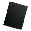 Futura Presentation Covers for Binding Systems, Opaque Black, 11.25 x 8.75, Unpunched, 25/Pack2