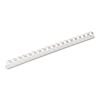 Plastic Comb Bindings, 3/8" Diameter, 55 Sheet Capacity, White, 100/Pack2