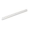 Plastic Comb Bindings, 1/2" Diameter, 90 Sheet Capacity, White, 100/Pack1