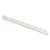 Plastic Comb Bindings, 1/2" Diameter, 90 Sheet Capacity, White, 100/Pack2