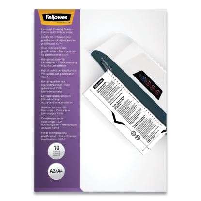 Laminator Cleaning Sheets, 3 to 10 mil, 8.5" x 11", White, 10/Pack1