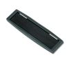 Plastic Partition Additions Nameplate, 9 x 0.75 x 2.5, Fabric Panel Mount, Dark Graphite2