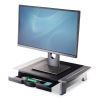 Office Suites Standard Monitor Riser, For 21" Monitors, 19.78" x 14.06" x 4" to 6.5", Black/Silver, Supports 80 lbs2