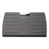 Adjustable Locking Footrest with Microban, 17.5w x 13.13d x 5.63, Black/Silver2