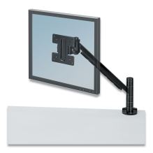 Designer Suites Flat Panel Monitor Arm, 180 Degree Rotation, 45 Degree Tilt, 360 Degree Pan, Black, Supports 20 lb1