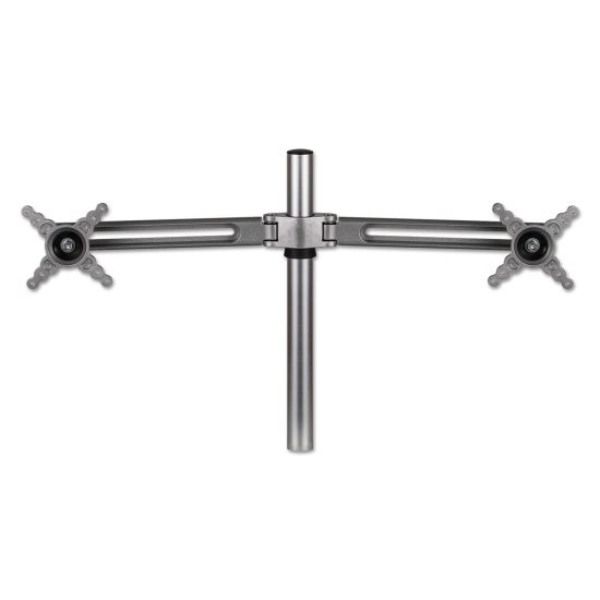 Lotus Dual Monitor Arm Kit, For 26" Monitors, Silver, Supports 13 lb1
