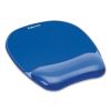 Gel Crystals Mouse Pad with Wrist Rest, 7.87 x 9.18, Blue2