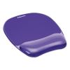 Gel Crystals Mouse Pad with Wrist Rest, 7.87 x 9.18, Purple2