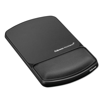 Mouse Pad with Wrist Support with Microban Protection, 6.75 x 10.12, Graphite1