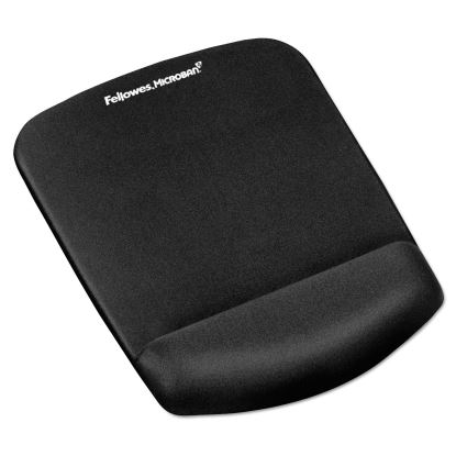 PlushTouch Mouse Pad with Wrist Rest, 7.25 x 9.37, Black1