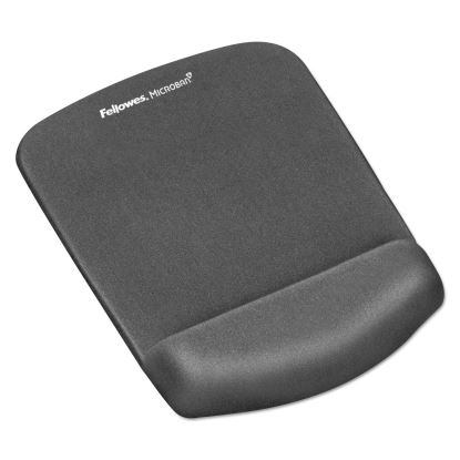 PlushTouch Mouse Pad with Wrist Rest, 7.25 x 9.37, Graphite1