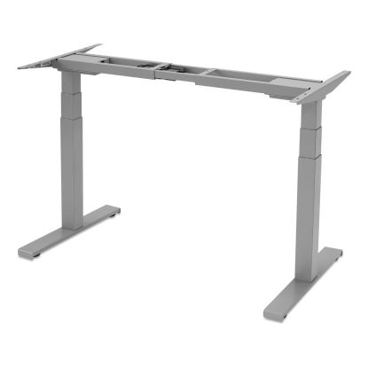 Cambio Height Adjustable Desk Base, 72" x 30" x 24.75" to 50.25", Silver1