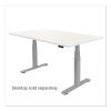 Cambio Height Adjustable Desk Base, 72" x 30" x 24.75" to 50.25", Silver2