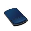 Gel Mouse Pad with Wrist Rest, 6.25 x 10.12, Black/Sapphire1