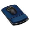 Gel Mouse Pad with Wrist Rest, 6.25 x 10.12, Black/Sapphire2