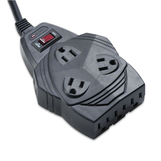 Mighty 8 Surge Protector, 8 Outlets, 6 ft Cord, 1460 Joules, Black1