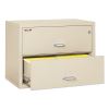Insulated Lateral File, 2 Legal/Letter-Size File Drawers, Parchment, 37.5" x 22.13" x 27.75"2