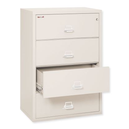 Insulated Lateral File, 4 Legal/Letter-Size File Drawers, Parchment, 37.5" x 22.13" x 52.75", 323.24 lb Overall Capacity1