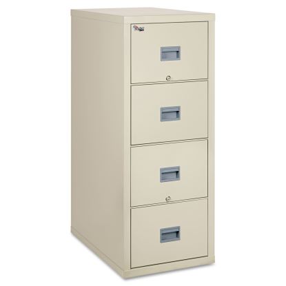 Patriot by FireKing Insulated Fire File, 1-Hour Fire Protection, 4 Legal-Size File Drawers, Parchment, 20.75 x 31.63 x 52.751