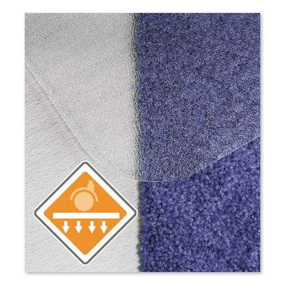 Cleartex Unomat Anti-Slip Chair Mat for Hard Floors/Flat Pile Carpets, 60 x 48, Clear1