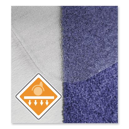 Cleartex Unomat Anti-Slip Chair Mat for Hard Floors/Flat Pile Carpets, 35 x 47, Clear1