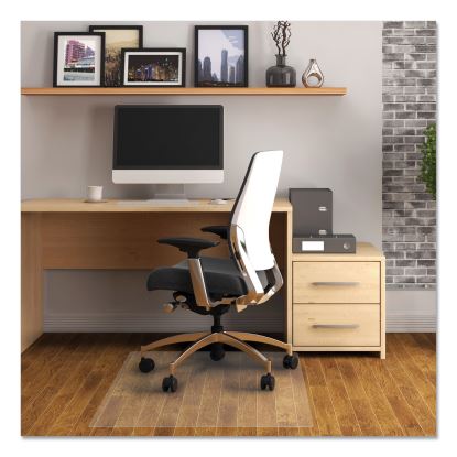 Cleartex Advantagemat Phthalate Free PVC Chair Mat for Hard Floors, 53 x 45, Clear1