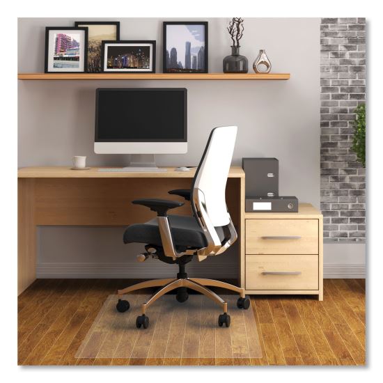 Cleartex Advantagemat Phthalate Free PVC Chair Mat for Hard Floors, 48 x 36, Clear1