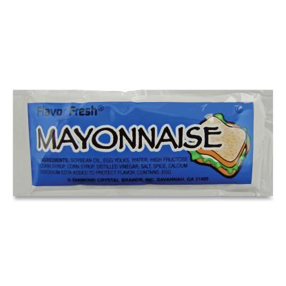Condiment Packets, Mayonnaise, 0.32 oz Packet, 200/Carton1
