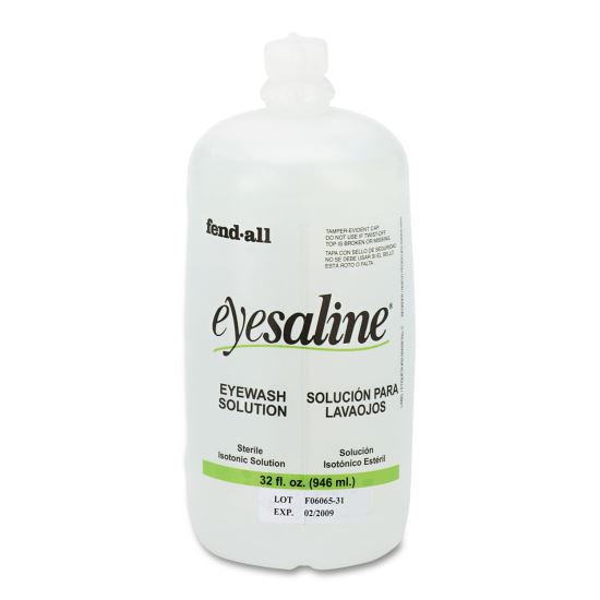 Fendall Eyesaline Eyewash Saline Solution Bottle Refill, 32 oz Bottle1