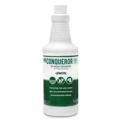 Bio Conqueror 105 Enzymatic Odor Counteractant Concentrate, Citrus, 32 oz Bottle, 12/Carton1