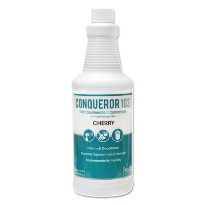 Conqueror 103 Odor Counteractant Concentrate, Cherry, 32 oz Bottle, 12/Carton1
