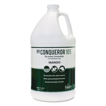 Bio Conqueror 105 Enzymatic Odor Counteractant Concentrate, Mango, 1 gal Bottle, 4/Carton1