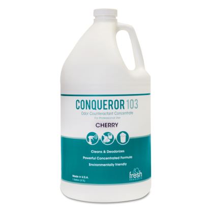 Conqueror 103 Odor Counteractant Concentrate, Cherry, 1 gal Bottle, 4/Carton1