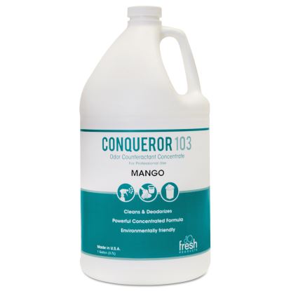 Conqueror 103 Odor Counteractant Concentrate, Mango, 1 gal Bottle, 4/Carton1