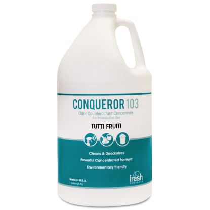 Conqueror 103 Odor Counteractant Concentrate, Tutti-Frutti, 1 gal Bottle, 4/Carton1