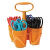 Classpack Caddy, Rounded Tip, 5" Long, 1.6" Cut Length, Assorted Straight Handles, 24/Set2