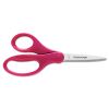 Kids/Student Scissors, Pointed Tip, 7" Long, 2.75" Cut Length, Assorted Straight Handles2