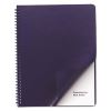 Leather-Look Presentation Covers for Binding Systems, Navy, 11.25 x 8.75, Unpunched, 100 Sets/Box1