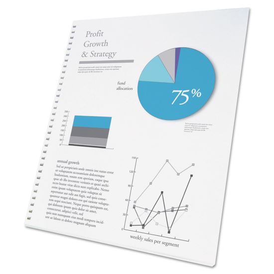 ProClick Presentation Paper, 96 Bright, 32-Hole. 24 lb Bond Weight, 8.5 x 11, White, 250/Pack1