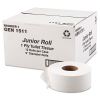 JRT Jumbo Bath Tissue, Septic Safe, 1-Ply, White, 9" dia, 3.5 x 1,200 ft, 12 Rolls/Carton2