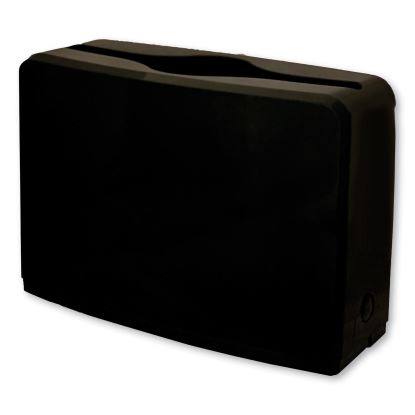 Countertop Folded Towel Dispenser, 10.63 x 7.28 x 4.53, Black1