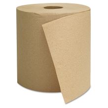 Hardwound Towels, Brown, 1-Ply, Brown, 800ft, 6 Rolls/Carton1