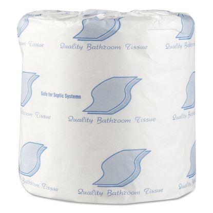 Standard Bath Tissue, Septic Safe, 1-Ply, White, 1,000 Sheets/Roll, 96 Wrapped Rolls/Carton1