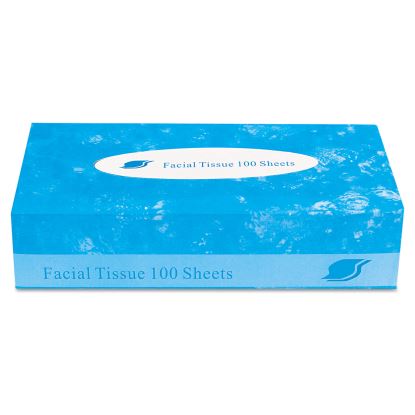 Boxed Facial Tissue, 2-Ply, White, 100 Sheets/Box, 30 Boxes/Carton1