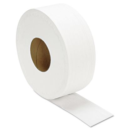 JRT Jumbo Bath Tissue, Septic Safe, 2-Ply, White, 3.3" x 1,000 ft, 12 Rolls/Carton1