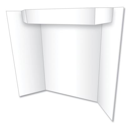Two Cool Tri-Fold Poster Board, 24 x 36, White/White1
