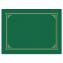 Certificate/Document Cover, 12.5 x 9.75, Green, 6/Pack1