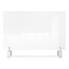 Clear Partition Extender with Attached Clamp, 42 x 3.88 x 24, Thermoplastic Sheeting2