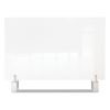 Clear Partition Extender with Attached Clamp, 29 x 3.88 x 30, Thermoplastic Sheeting2