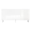 Clear Partition Extender with Attached Clamp, 48 x 3.88 x 30, Thermoplastic Sheeting2